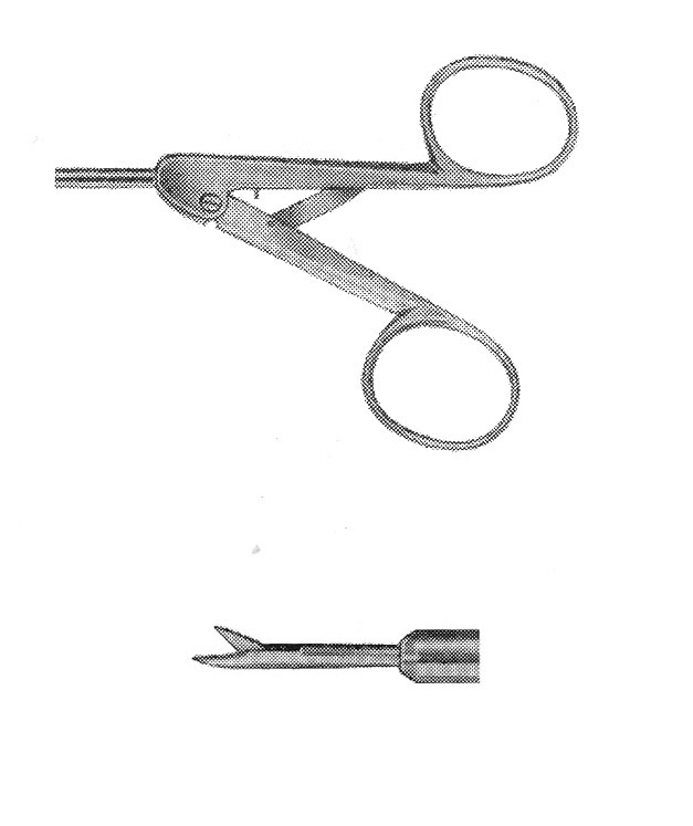 İZOLESİZ MAKAS Z MODEL SAPLI  ÇAP : 5MM L:36CM